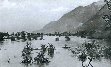 Crue de l'Isre et du Ruisset